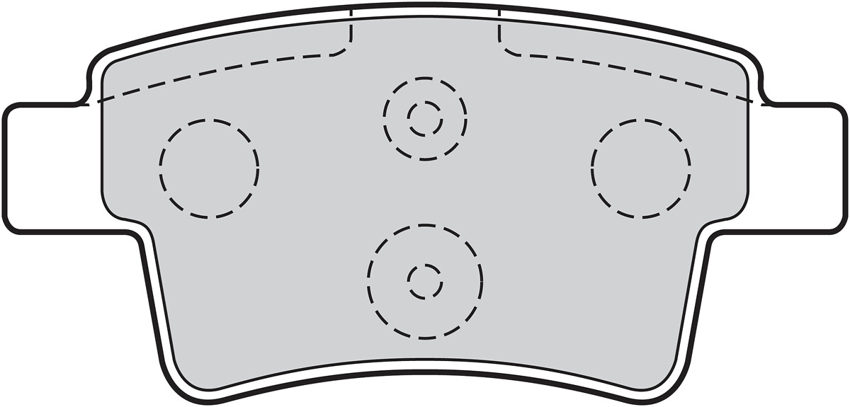 Jeu de 4 plaquettes de frein VALEO ref. 302214